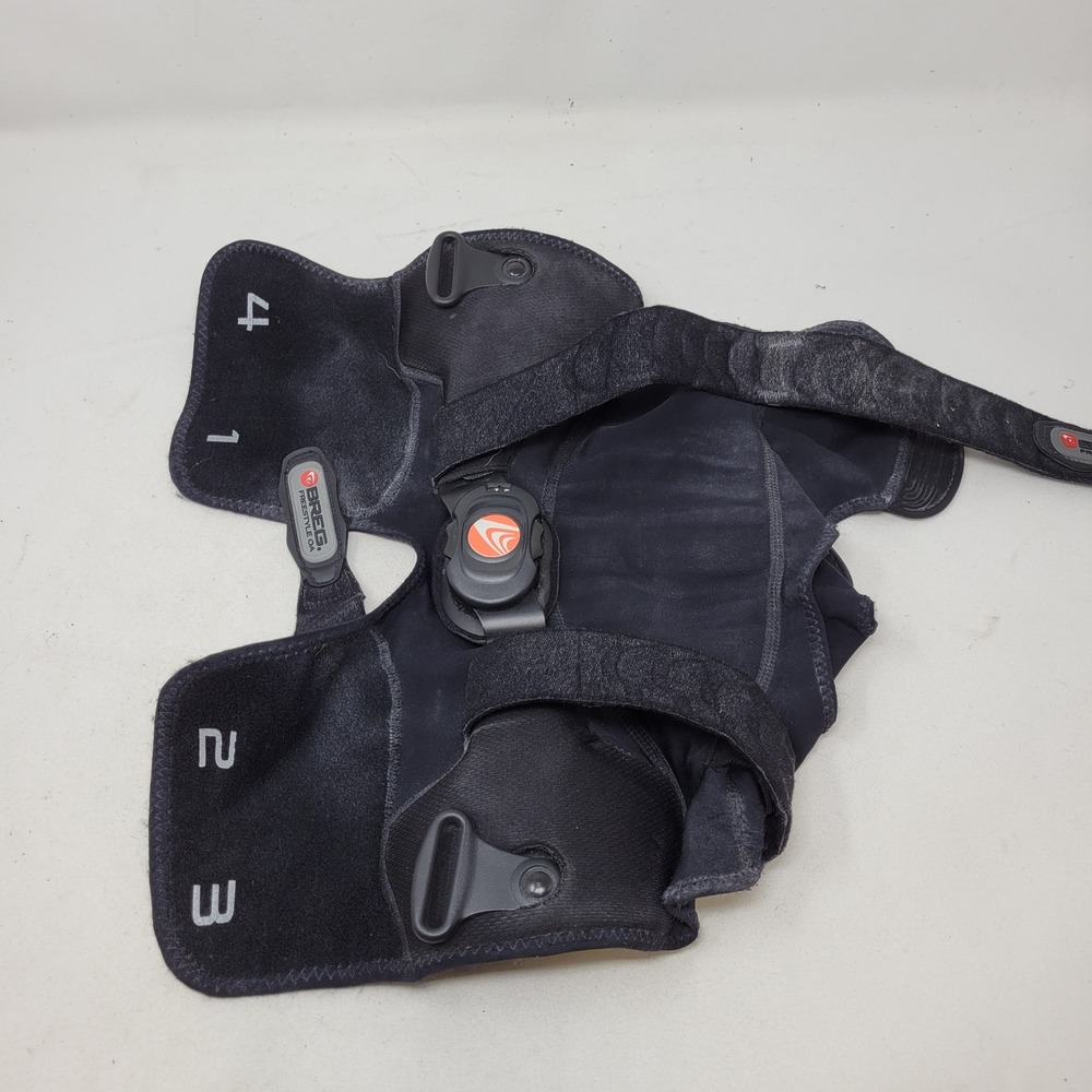 Breg Knee Brace Freestyle OA Left Leg Medial Black Adjustable Support